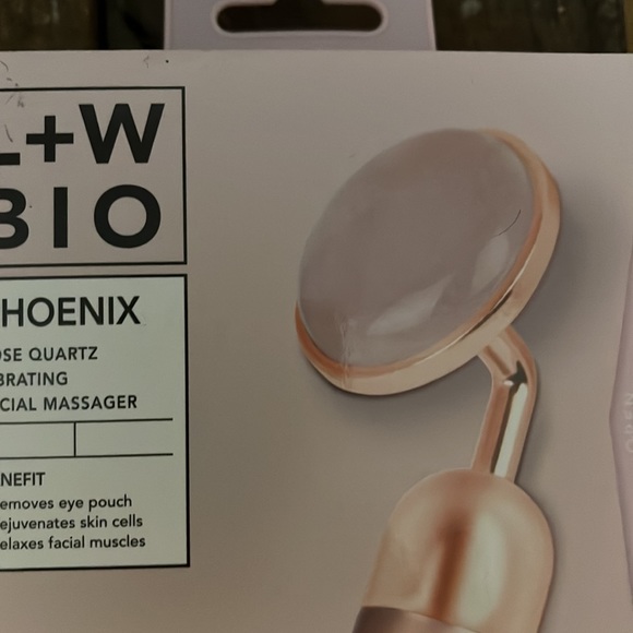 L+W Bio Phoenix Rose Quartz Facial Massager - Picture 2 of 3